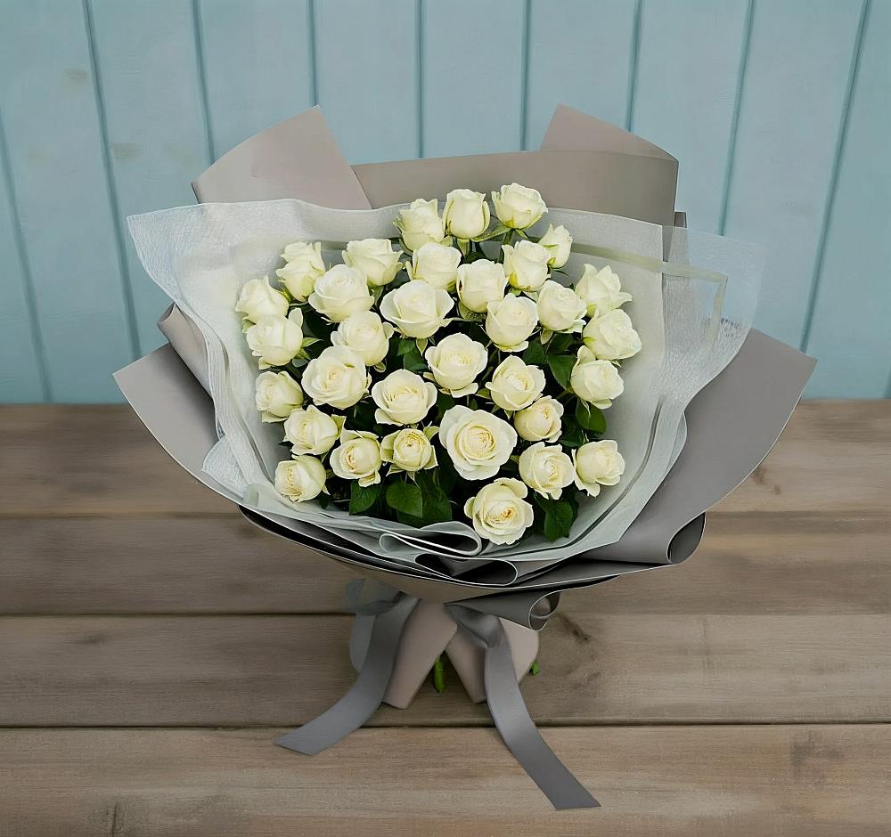 Букет Белоснежная нежность в Еленовское