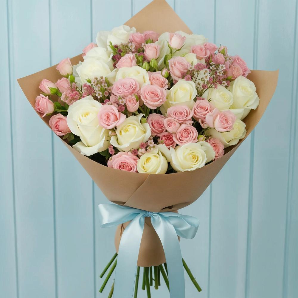 Букет цветов из: Розы в Еленовское