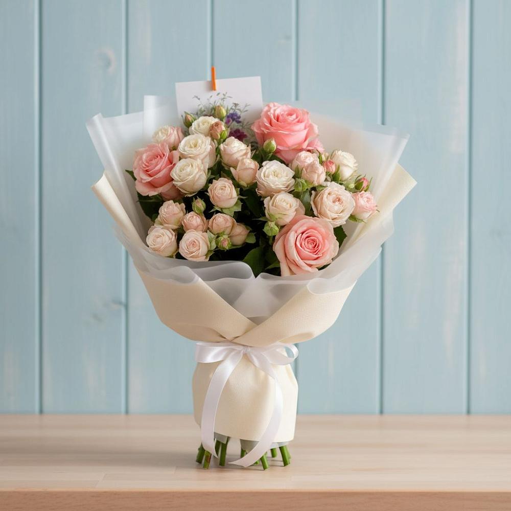 Букет голос любви в Еленовское Букет цветов из: Розы в Еленовское