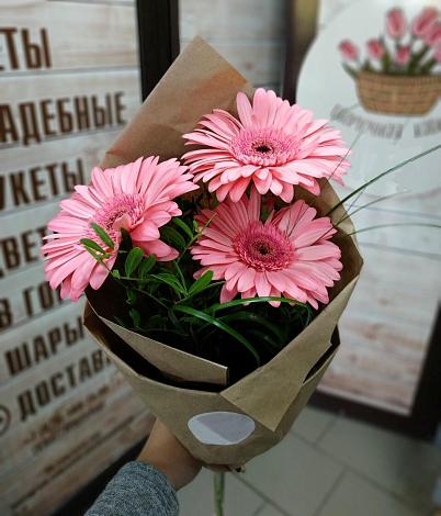 Букет цветов из: Герберы в Еленовское