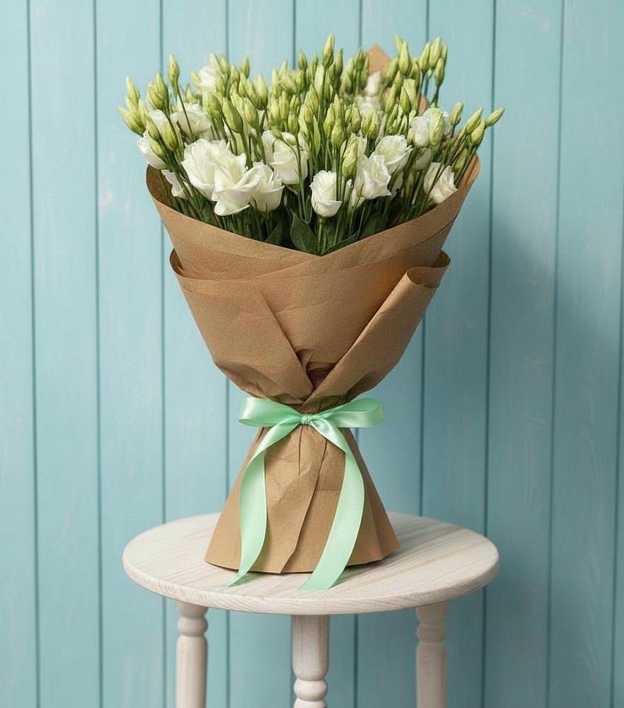 Букет Утренняя Свежесть в Еленовское Букет цветов из: Лизиантусы в Еленовское