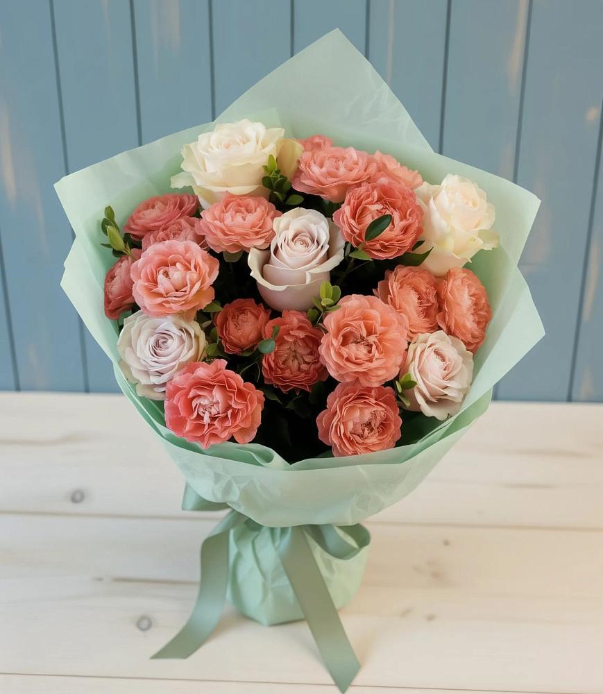 Букет цветов из: Розы в Еленовское