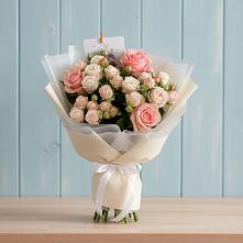 Букет цветов из:  Розы в Еленовское